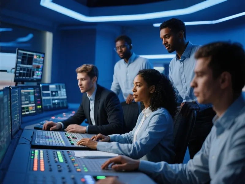 Broadcasting Control Room